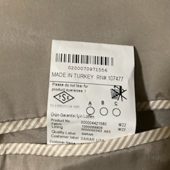 NWT SARAR 36S SUIT - Picture 5 of 7